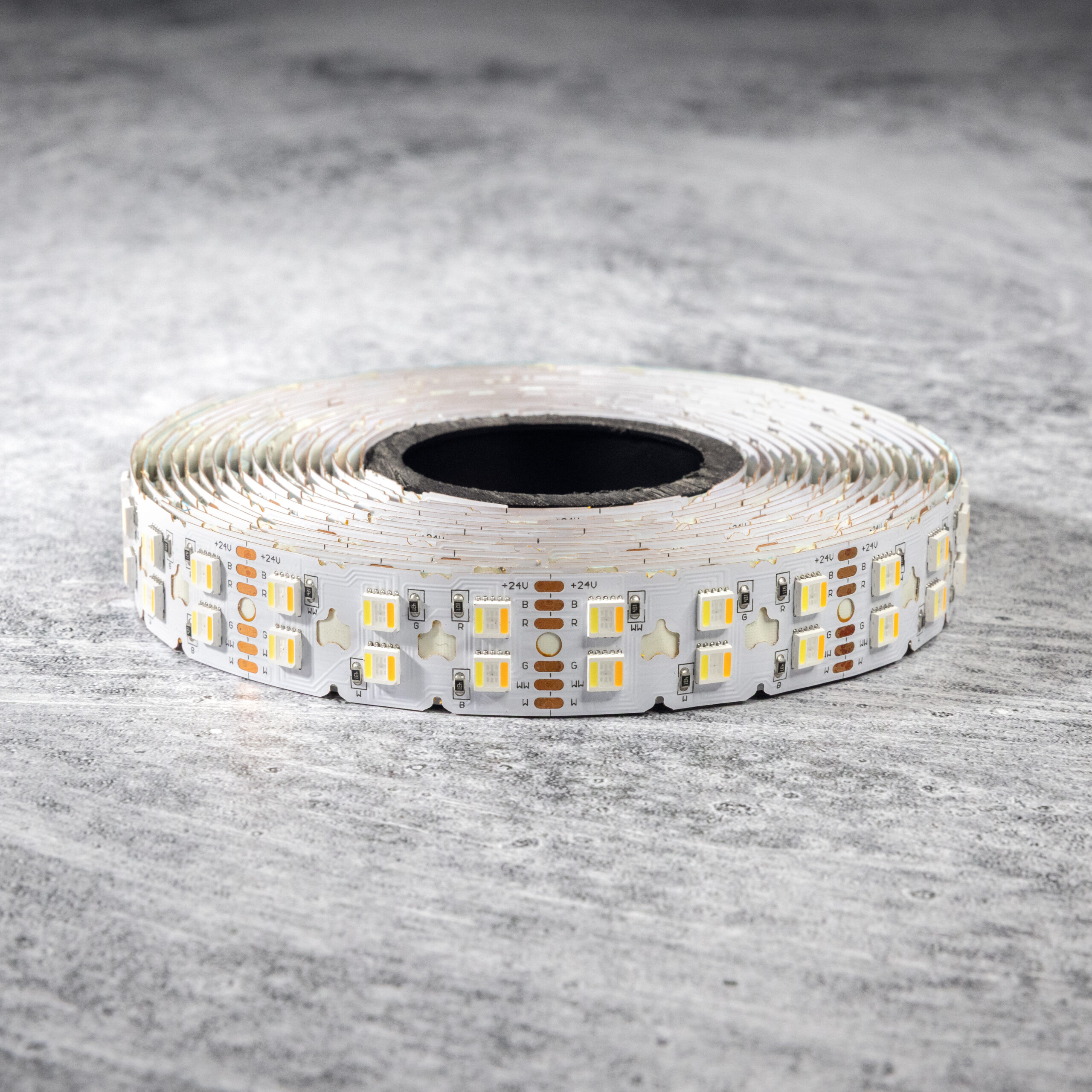 RGBCCT (2700-6500k) SMD LED Tape, 2 LED Rows, S-Shape, 20MM "Double Wide"