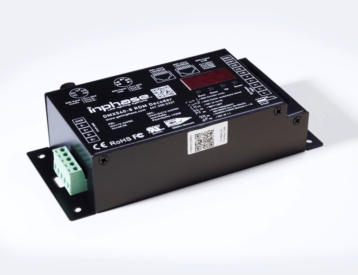 DMX5408 5‑Ch DMX Decoder